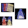 Drawstring Gift Wrap Transparent Textile Bags